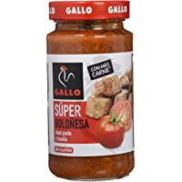 Los mejores  - Pastas Gallo - Salsa Super Boloñesa Tarro 400 g